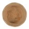 Hello Honey Scalloped Edge Paulownia Wood Decorative Bowl, Natural Finish